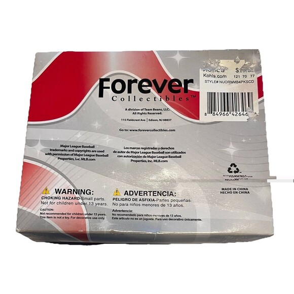 MLB St. Louis  Cardinals Nutcracker Ornaments 4 pack NIB Christmas Decor - Picture 2 of 10